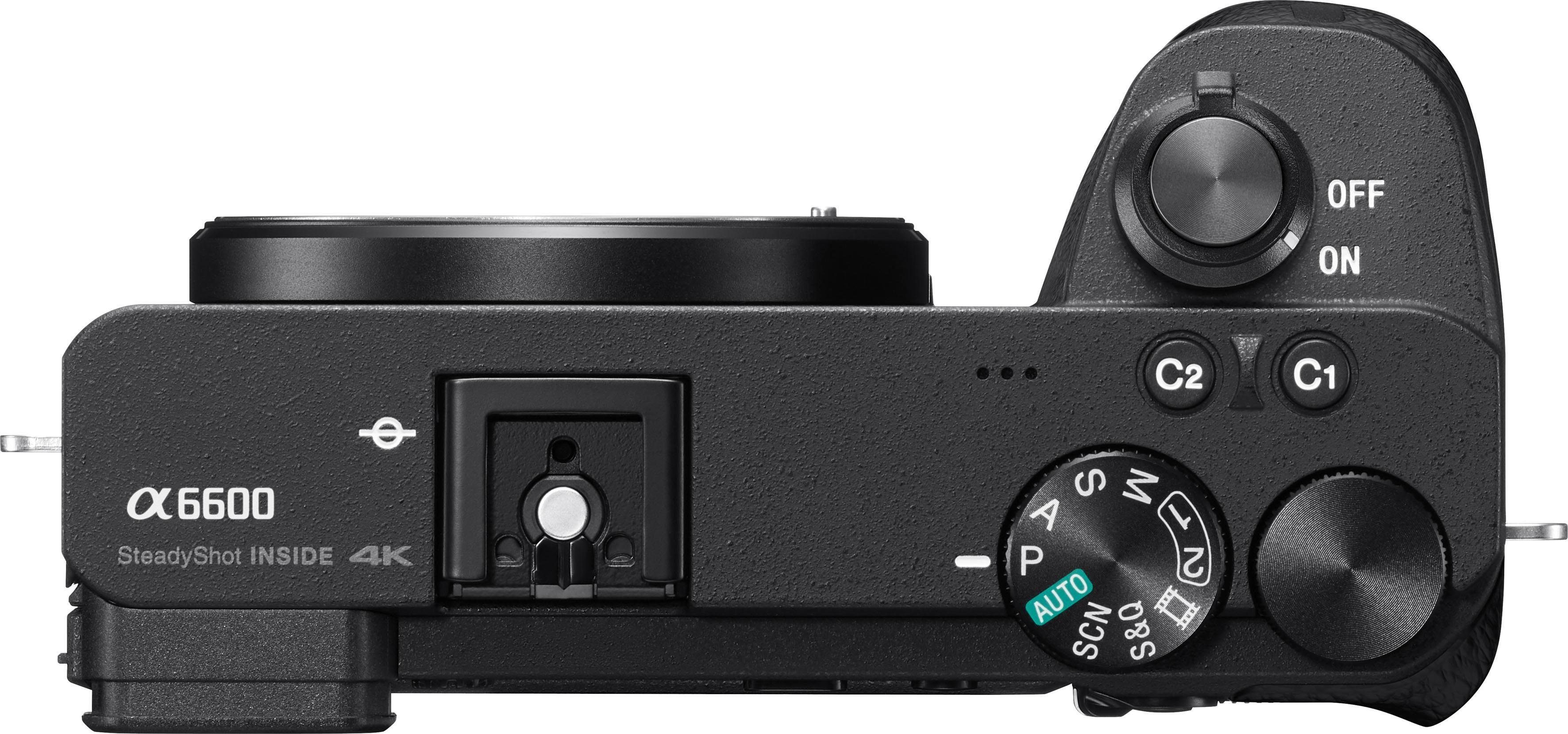 Sony ILCE-6600B - Alpha 6600 E-Mount Systemkamera (24,2 MP, 4K Video, 180° Klapp-Display, NFC, nur Gehäuse)