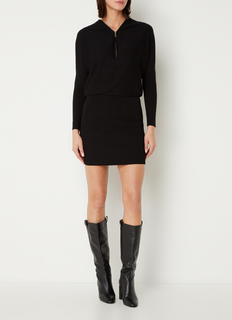 Vestido negro con cremallera Phase Eight Becca 08