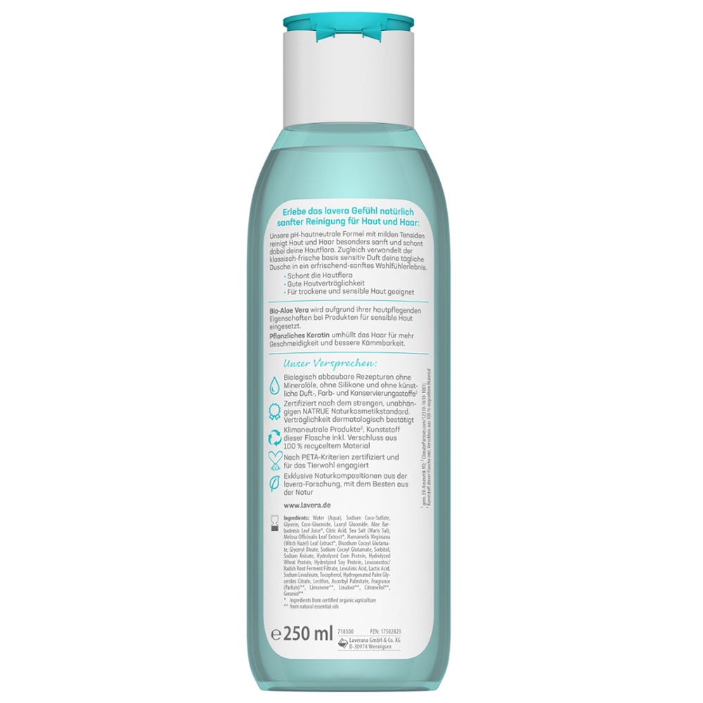 Lavera Basis Sensitive Pflegedusche 2 in 1 250 ml