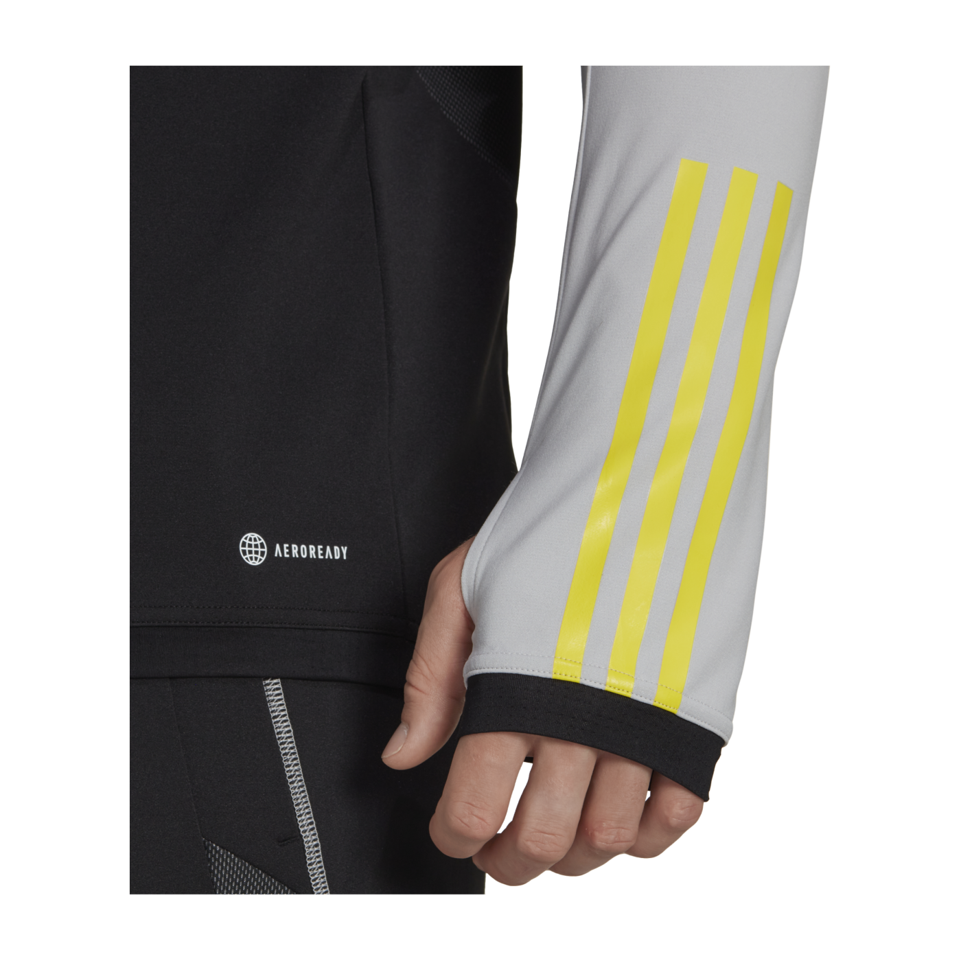 adidas Tiro 23 Competition Sweatshirt Schwarz Grau