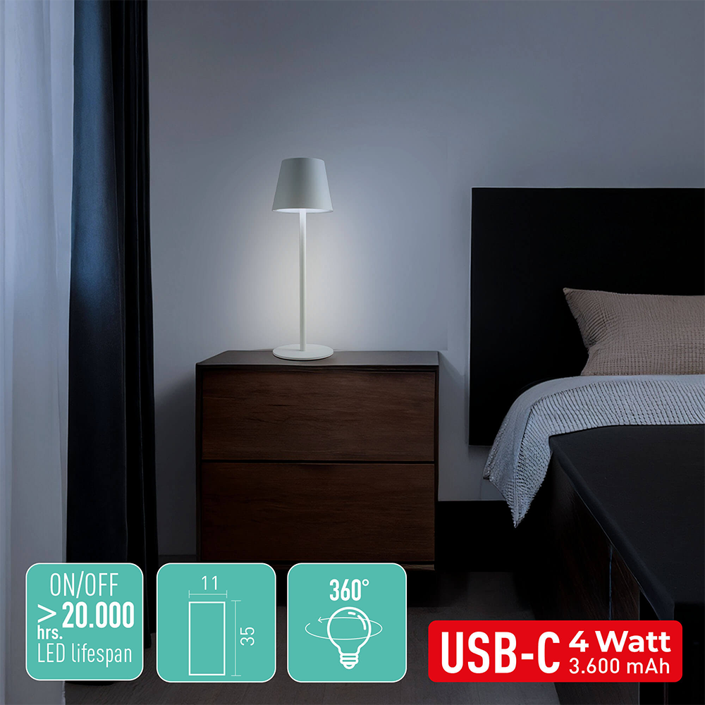 X4-Life LED-Touch-Lampe