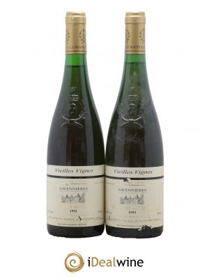 Savennières Vieilles Vignes Domaine du Closel 1993 - Lot de 2 Bouteilles
