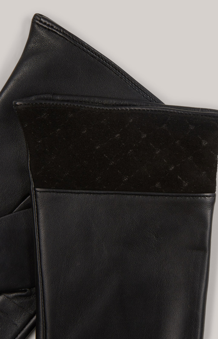 Lederhandschuhe in Schwarz