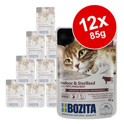 Bozita Häppchen in Gelee Indoor & Sterilised 12 x 85 g