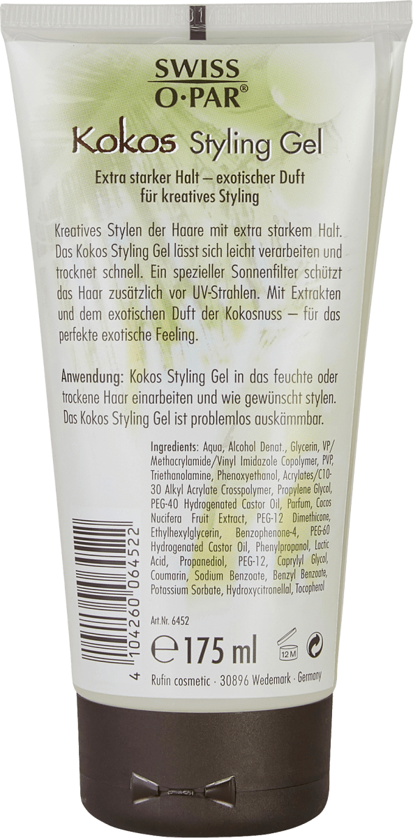 Haargel Kokos, 175 ml