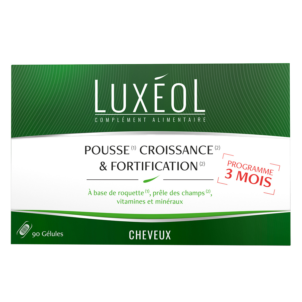Luxéol Luxeol Pousse Croissance et Fortification (3 mois) Complément alimentaire
