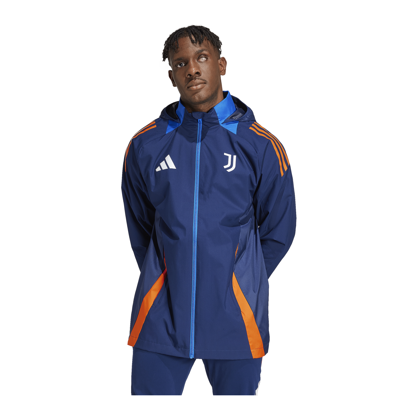 adidas Juventus Turin Regenjacke Blau