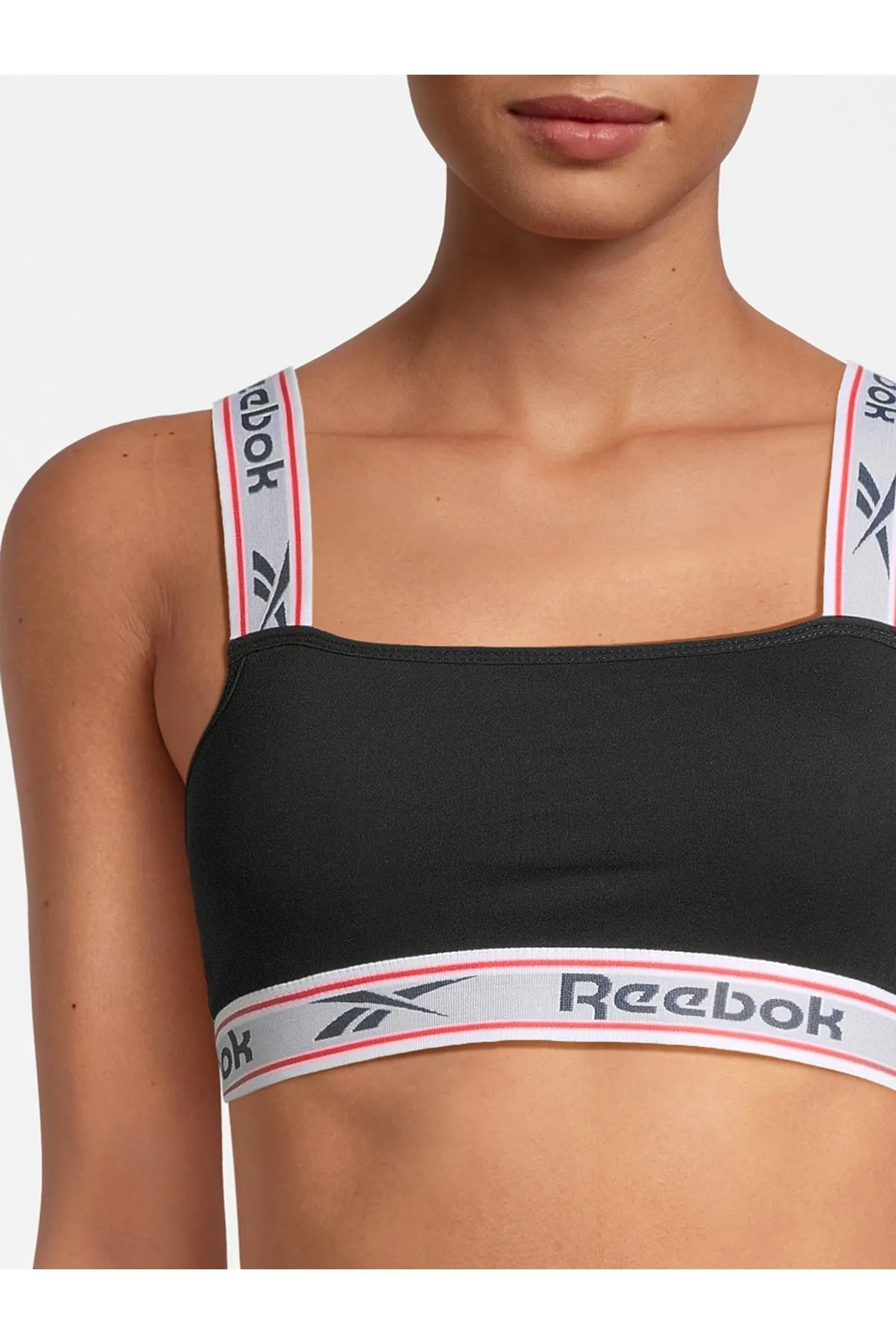 Reebok  Sport-BH - Schwarz - Unifarben