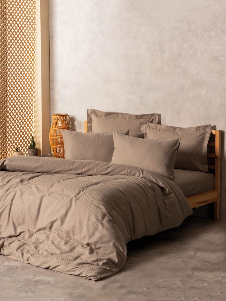 Colourful Cotton Renforcé-Bettwäsche-Set in Beige günstig kaufen
