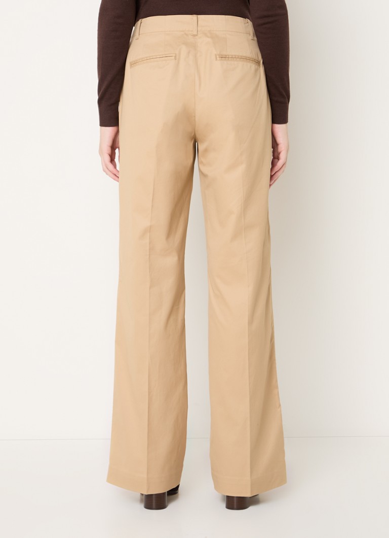 Ralph Lauren chino hlače s srednjim pasom in ohlapnim krojem ter všitim žepom