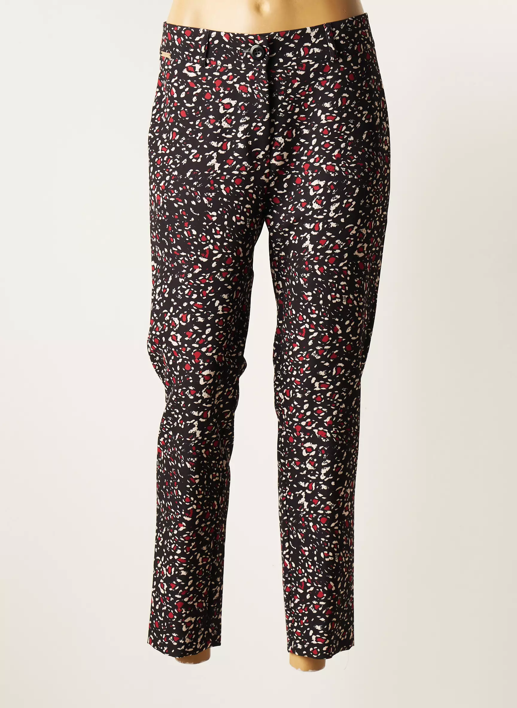 Cristina Barros Pantalon7 8 Femme couleur noir