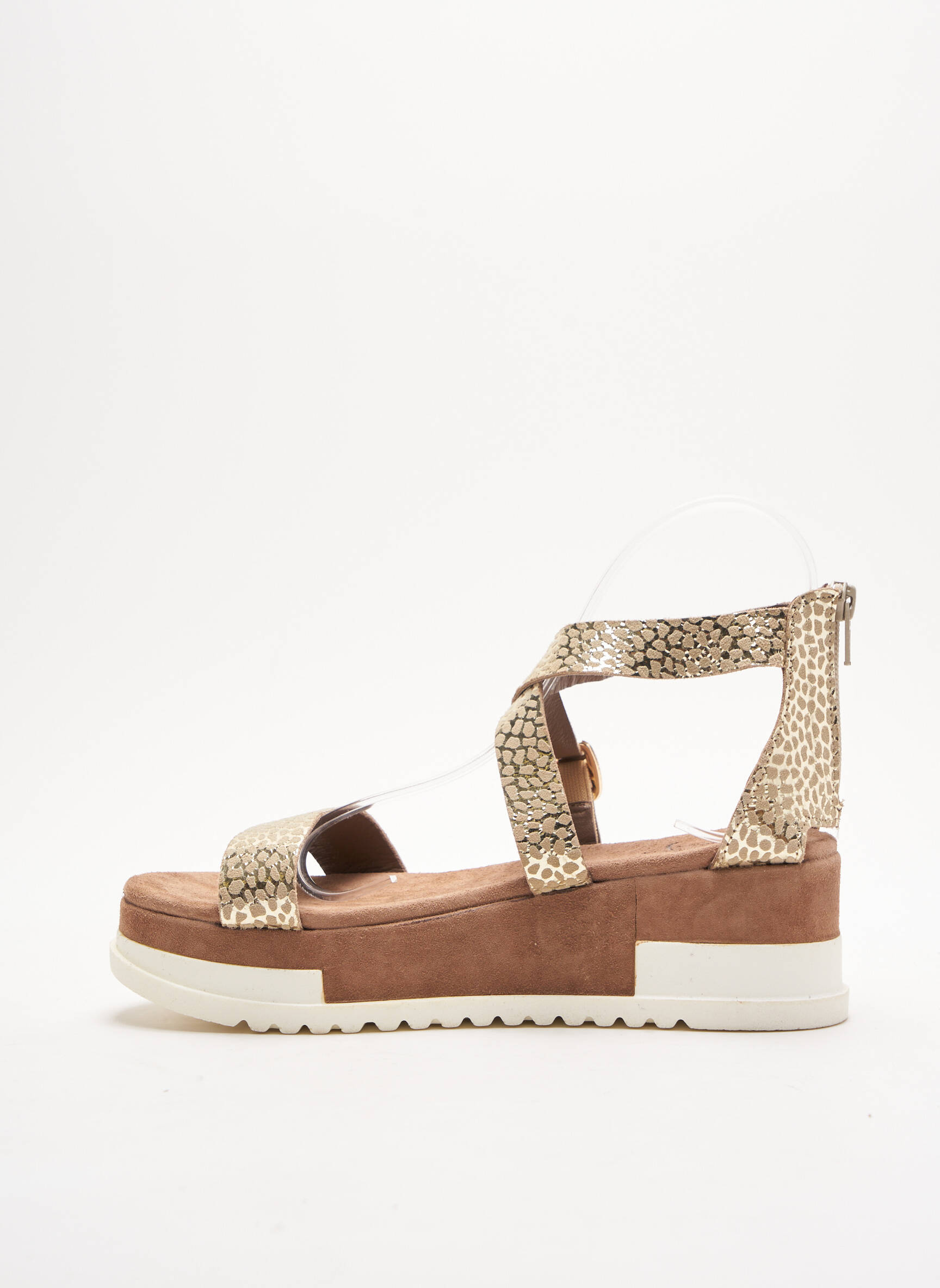Metamorf Ose Sandales Nu Pieds Femme couleur beige