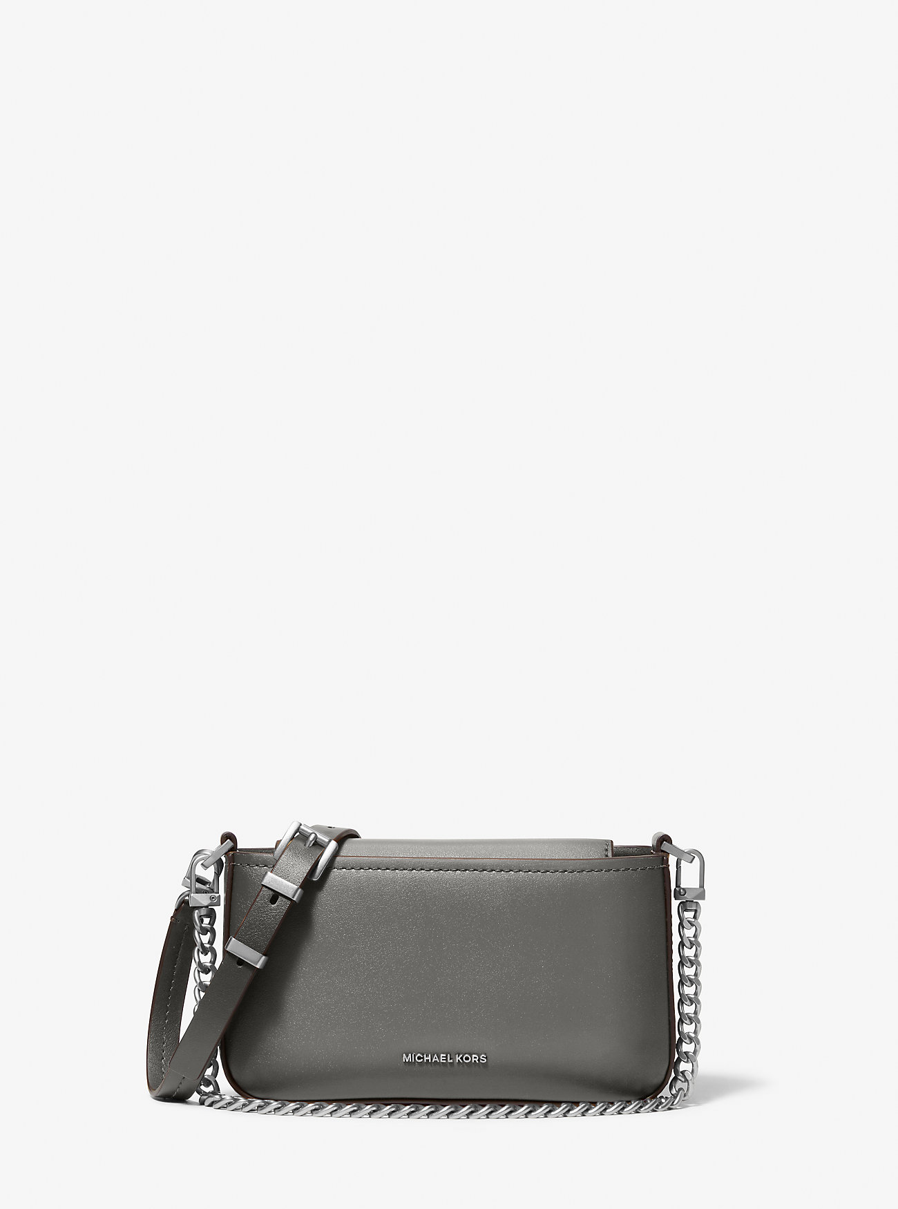 Borsa a tracolla convertibile Bryant Small in pelle brunita - STORM