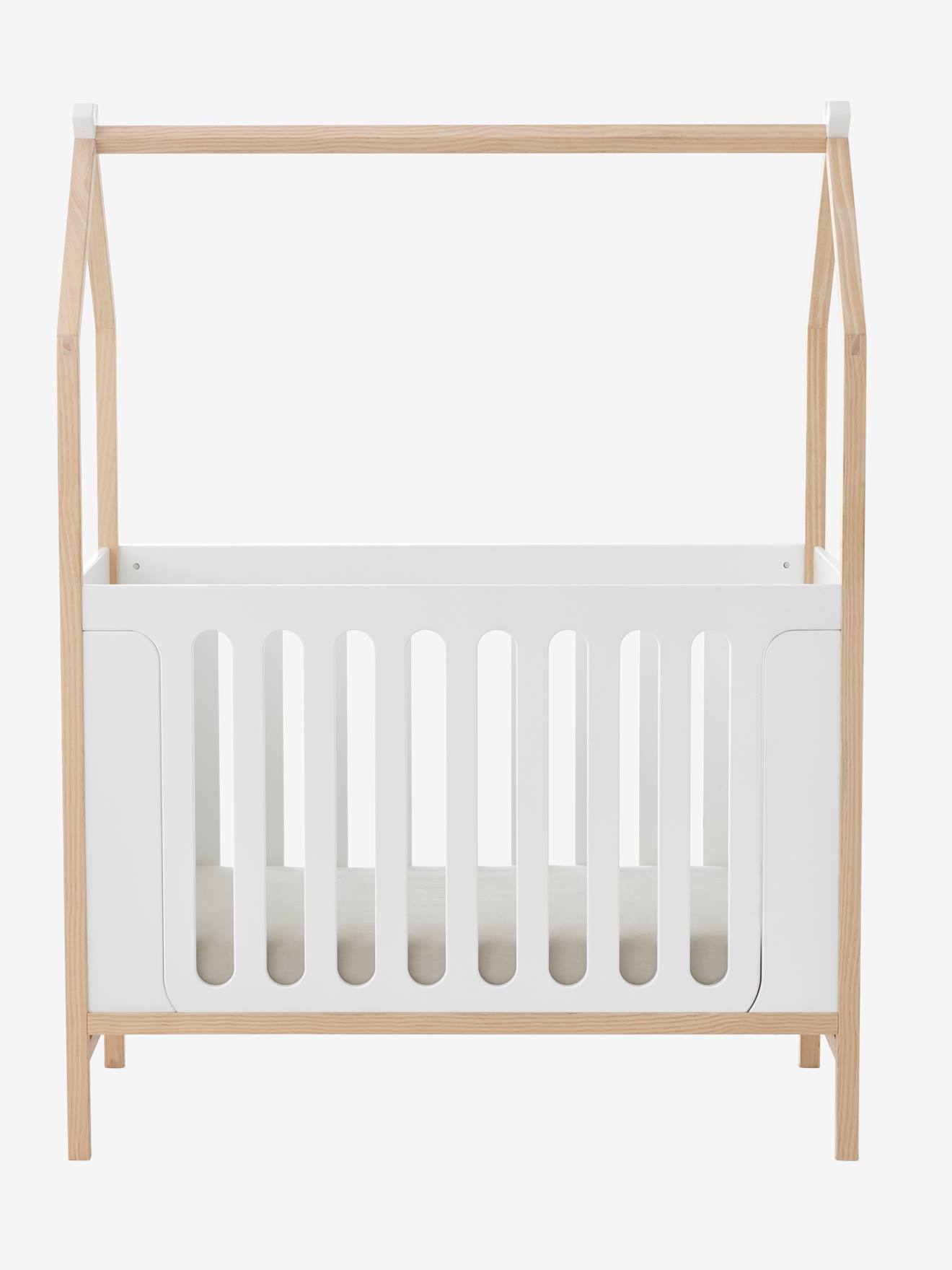 Vertbaudet Baby Kombi-Hausbett KOKOSNUSS - sand