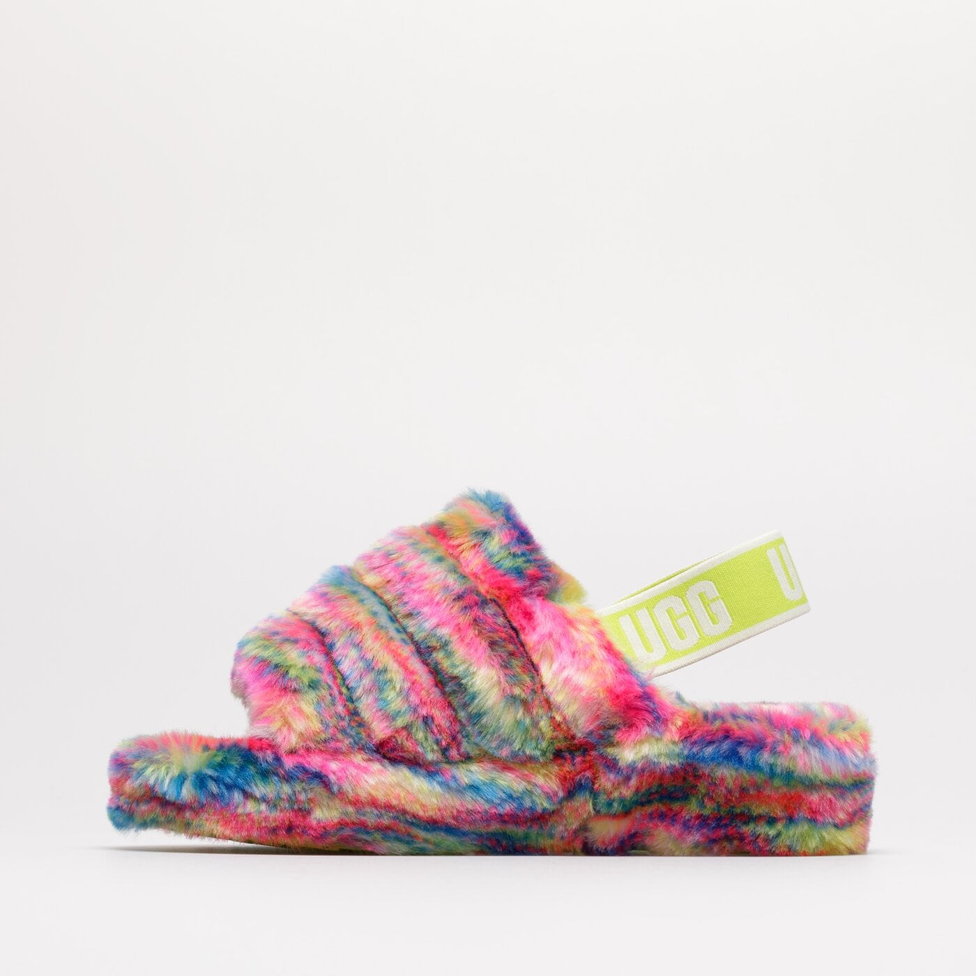 UGG FLUFF YEAH PIXEL Weiß