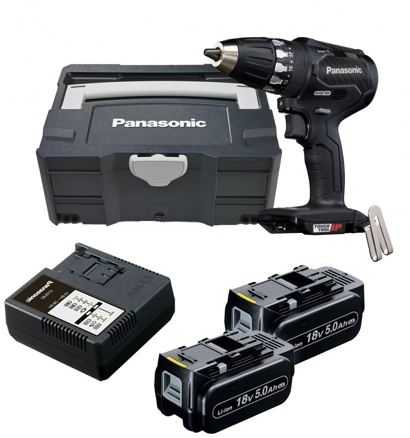 Panasonic EY74A3LJ2G Akku-Bohrschrauber, bürstenlos, 18 Volt, 3,0 Ah Li-Ion-Akku