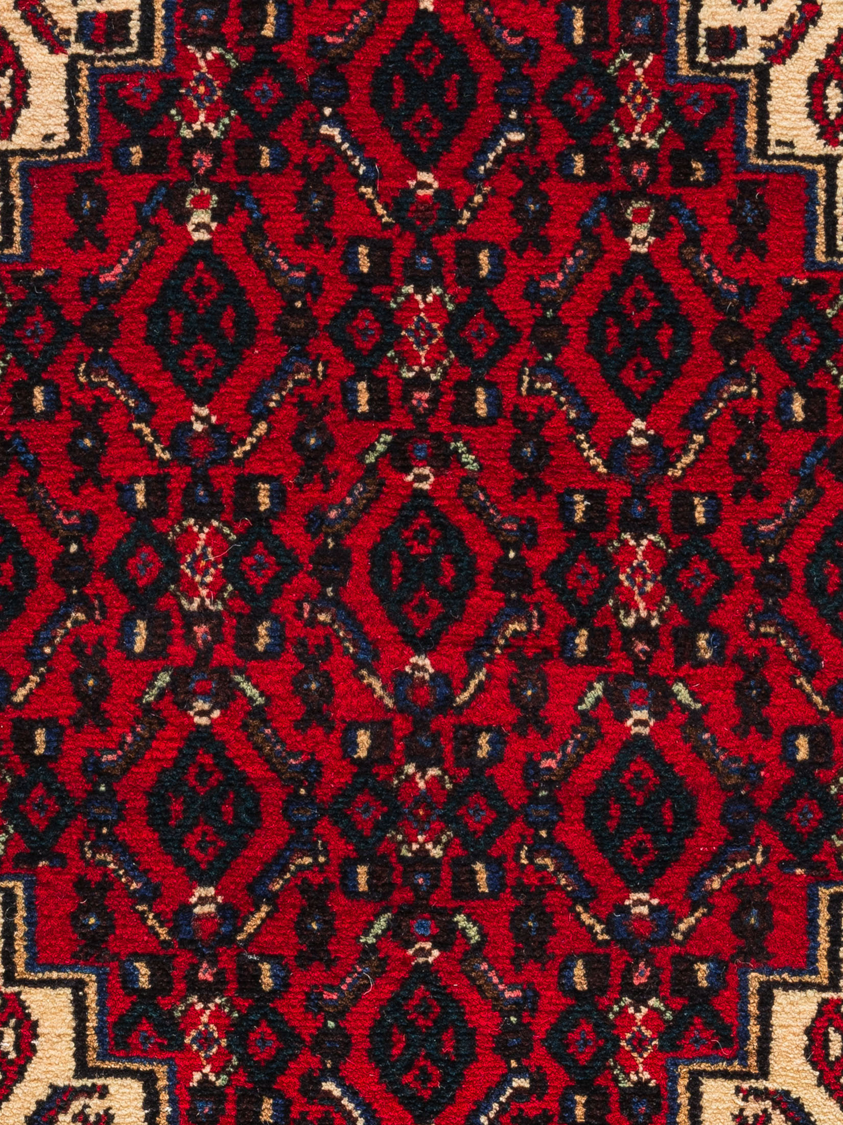 Senneh ca. 120 x 150 cm, Unikat / Einzelstück