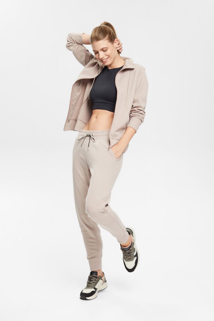 Sweatshirt mit Reißverschluss, Baumwollmix