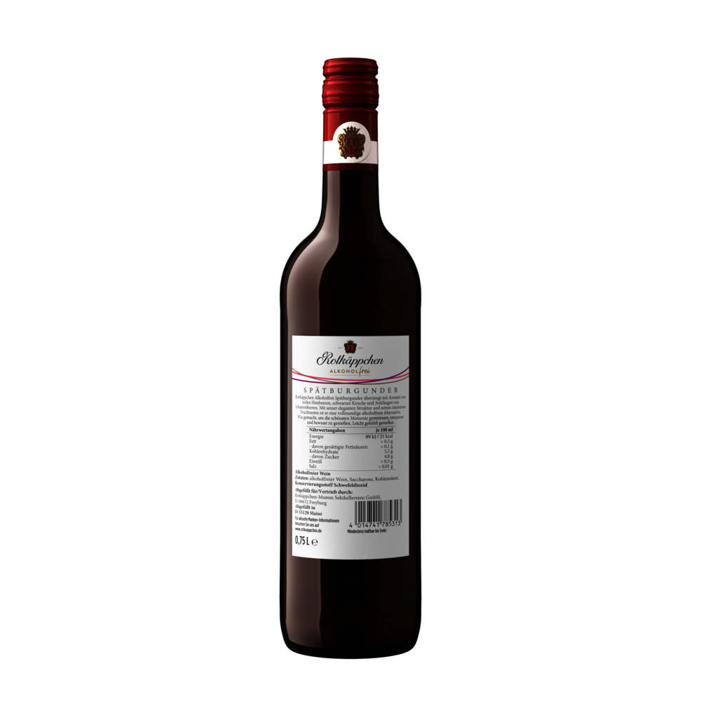 Rotkäppchen Wein Alkoholfrei Spätburgunder 0,75l