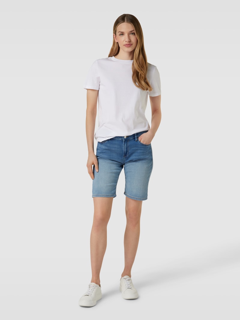 Jeansshorts mit Farbverlauf Modell 'Jogger' in blau