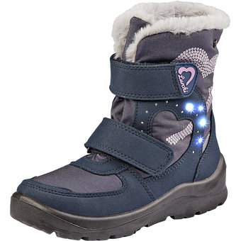 Lurchi Kimila Klett Boots in blau