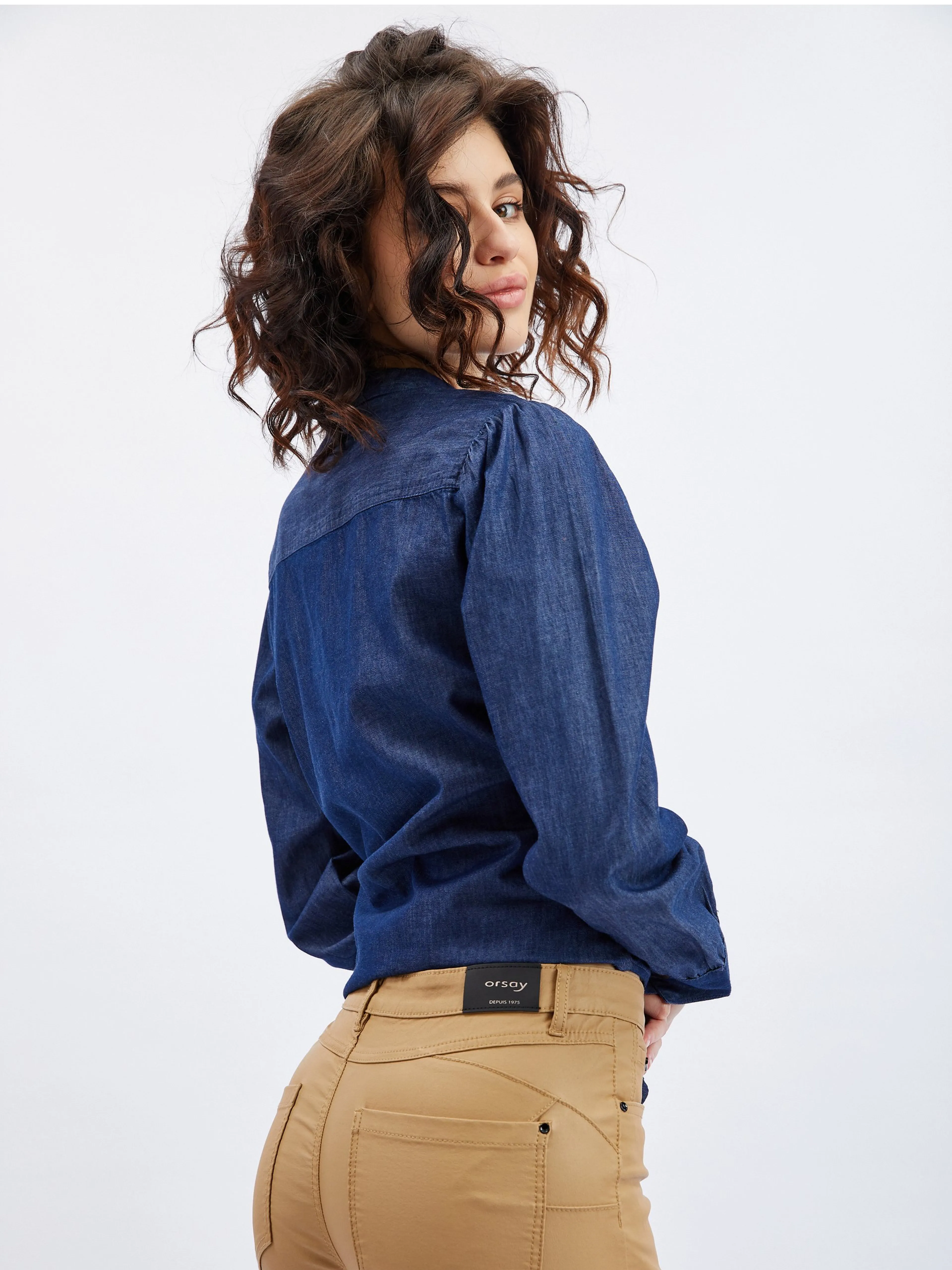 Braune Skinny-Fit-Hose für Damen ORSAY