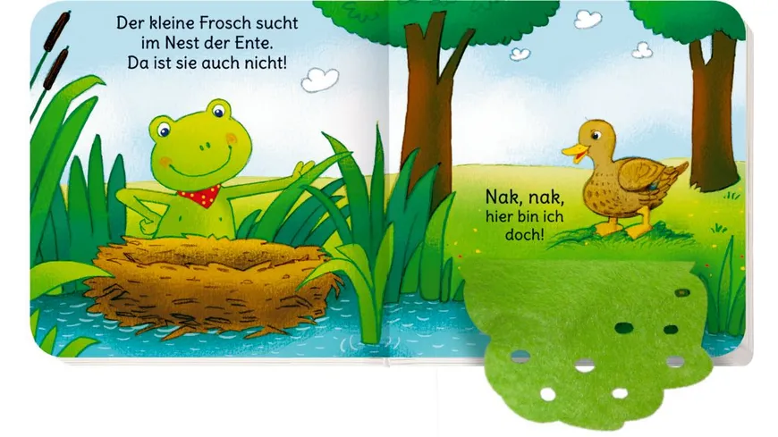 Coppenrath Verlag - minifanten - Fühl doch mal, kleiner Frosch