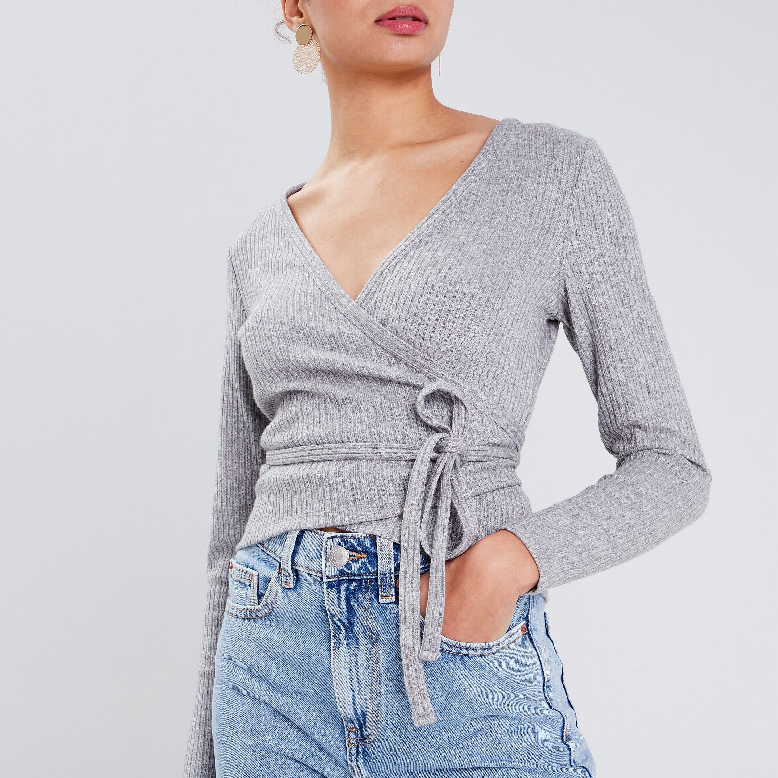 Haut de pyjama gris clair femme | Cache Cache