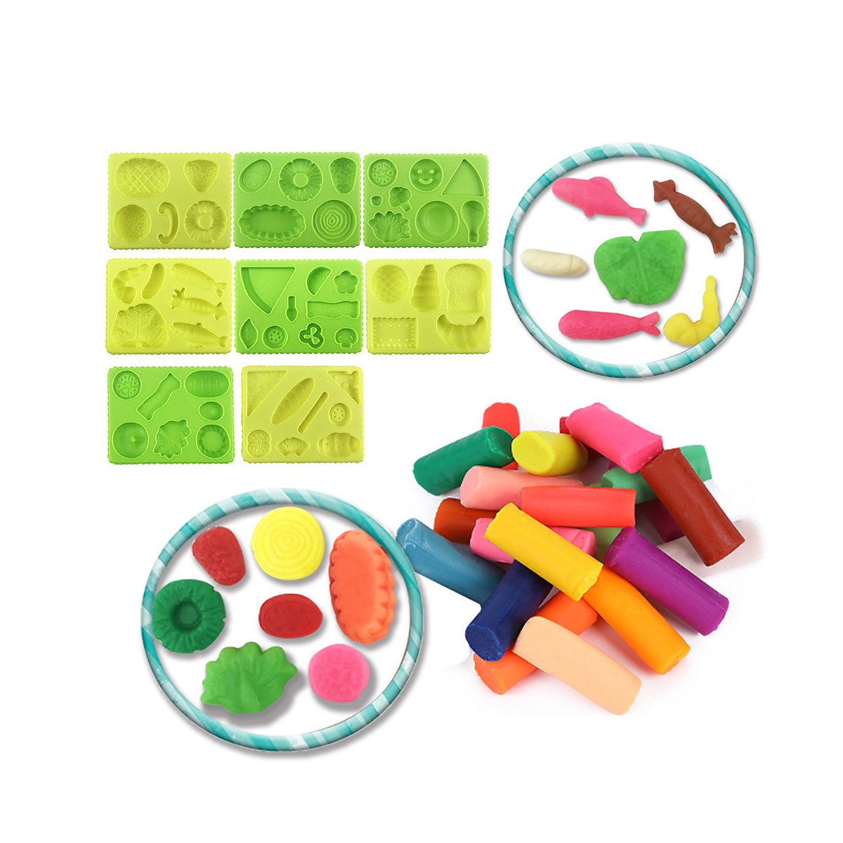 Tonformen-Set für Kinder Kinderspielzeug handgemachtes Tonspielzeug