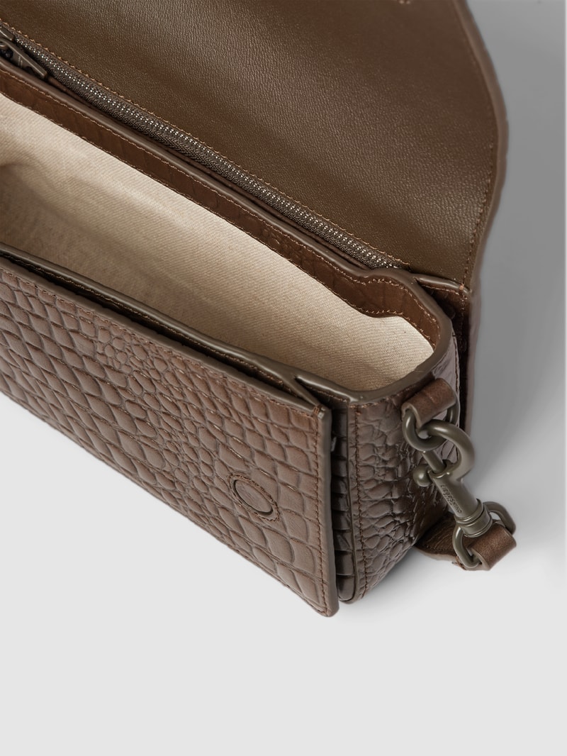 Crossbody Bag mit Schlangenmuster Modell 'PAM' in schilf
