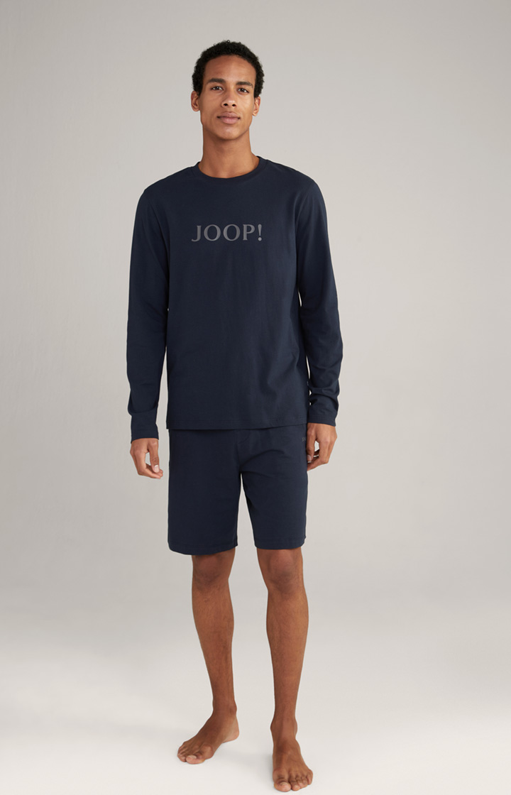 Loungewear Shorts in Dunkelblau