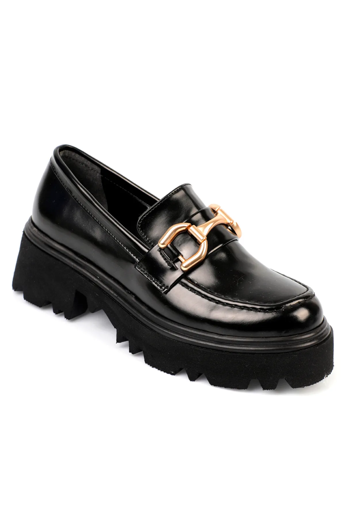 Capone Outfitters  Damen-Loafer mit runder Zehenpartie