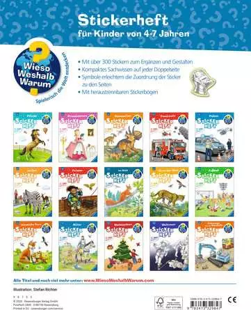 Ravensburger Wieso? Weshalb? Warum? Stickerheft: Ritter