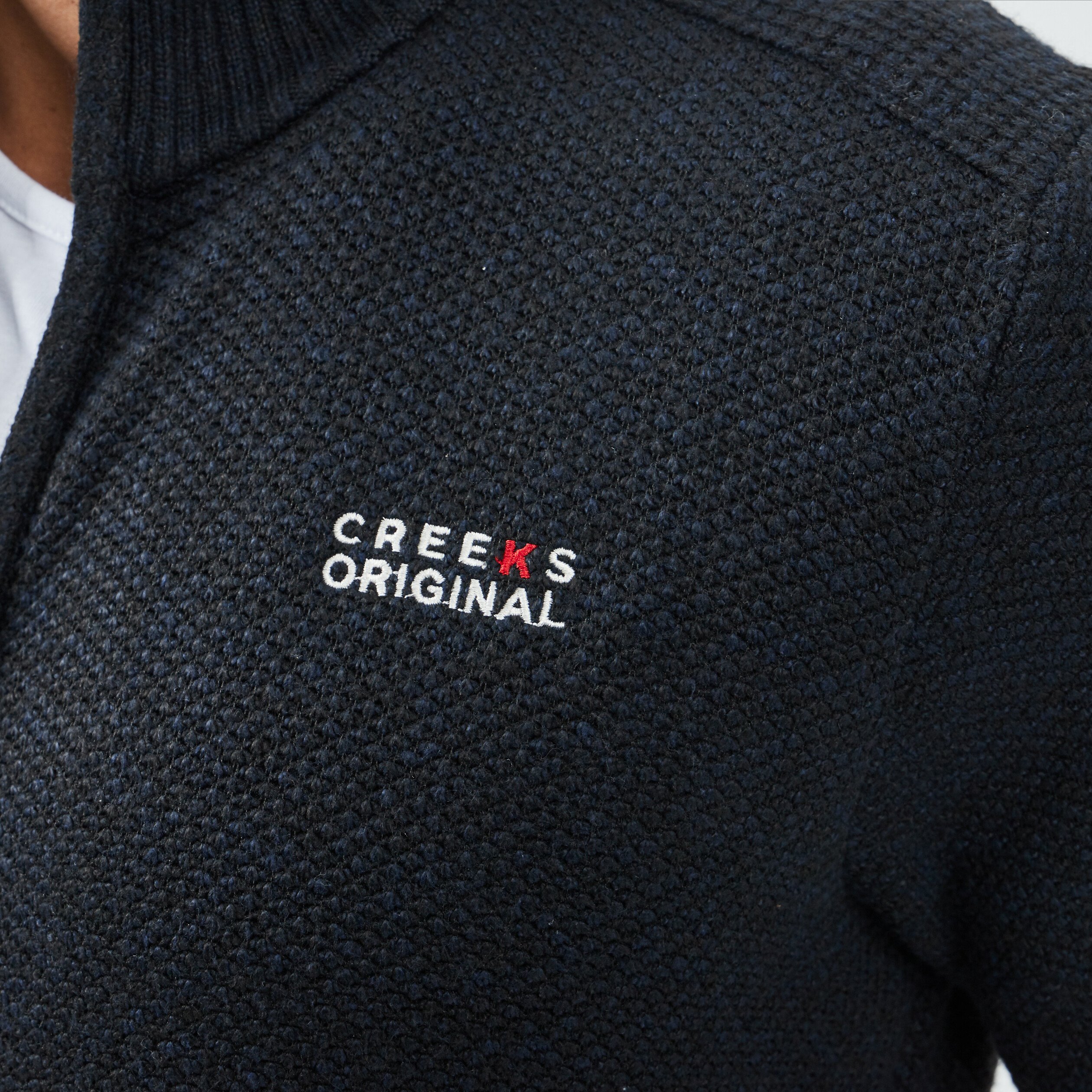 Gilet zippé Creeks bleu marine homme | La Halle