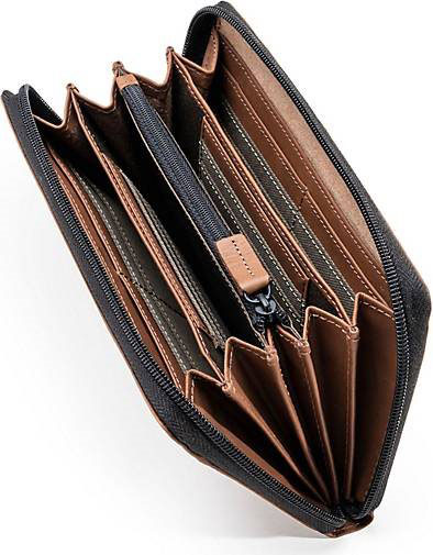 FARMHOOD Nashville Geldbörse RFID Schutz Leder 19.5 cm