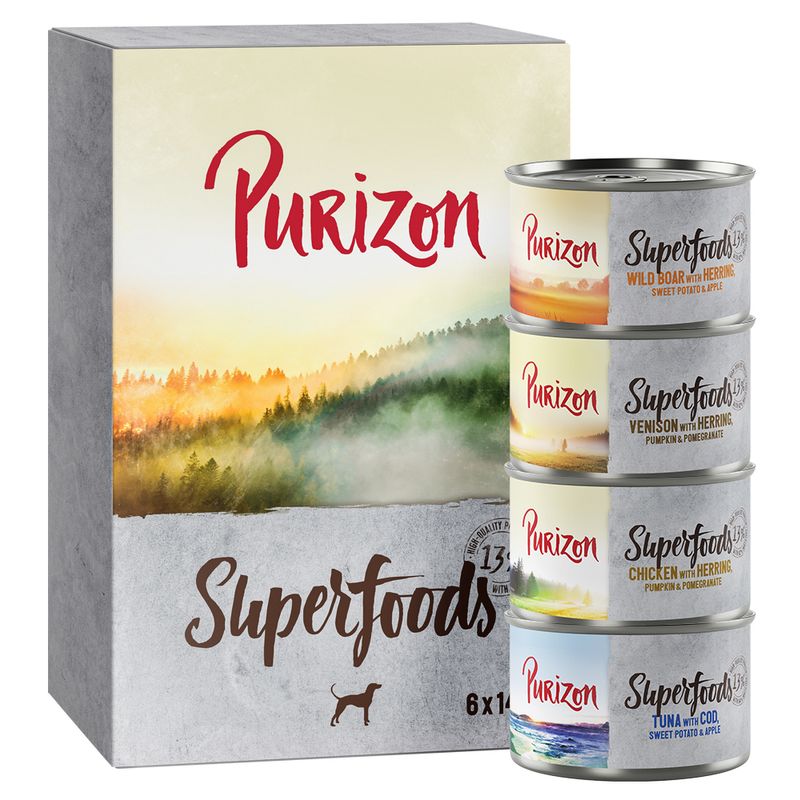 Sparpaket Purizon Superfoods 12 x 140 g