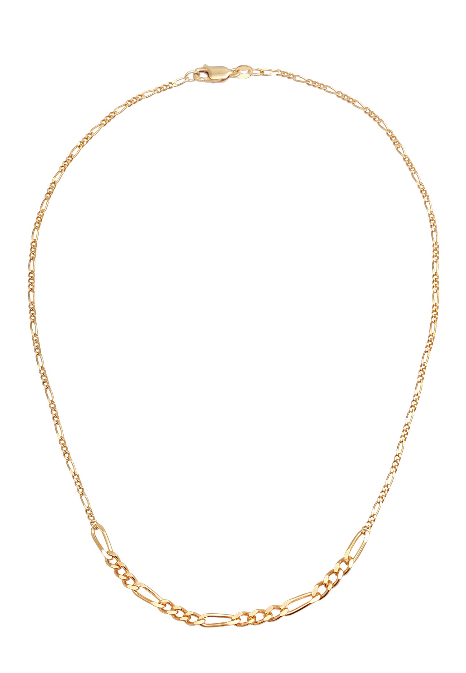 Elli PREMIUM Choker Figaro lánc Basic Trend női nyaklánc - (925/1000) ezüst