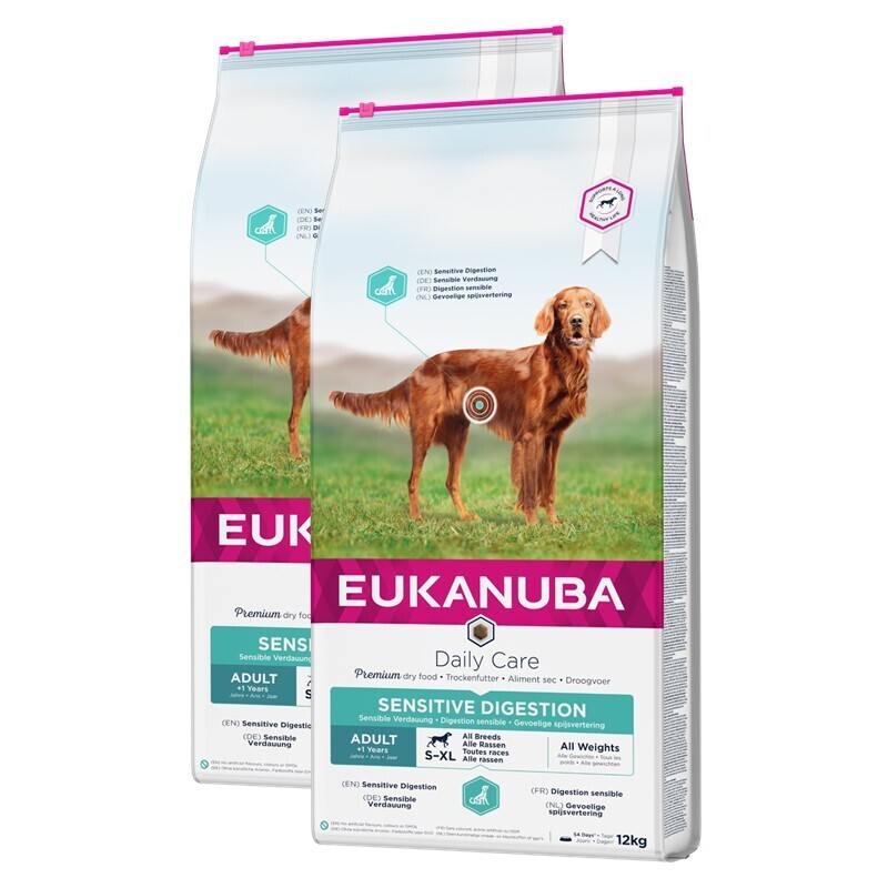 EUKANUBA Hundetrockenfutter EUKANUBA Daily Care Sensible Verdauung 2x12 kg