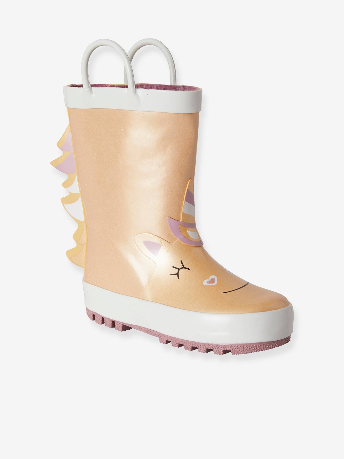 Bottes de pluie licorne fille collection maternelle mordoré