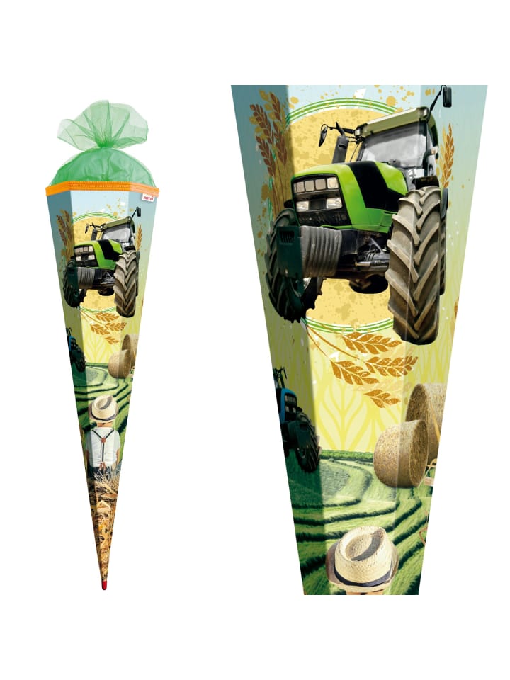 ROTH Schultüte groß Traktor 85 cm in Grün günstig kaufen onesize