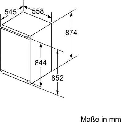 NEFF Einbaugefrierschrank N 50 GI1216DE0, 87,4 cm hoch, 55,8 cm breit