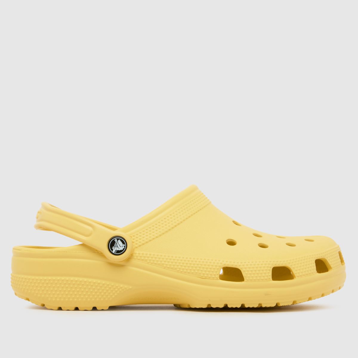 Crocs klasszikus klumpa szandál halványsárga színben