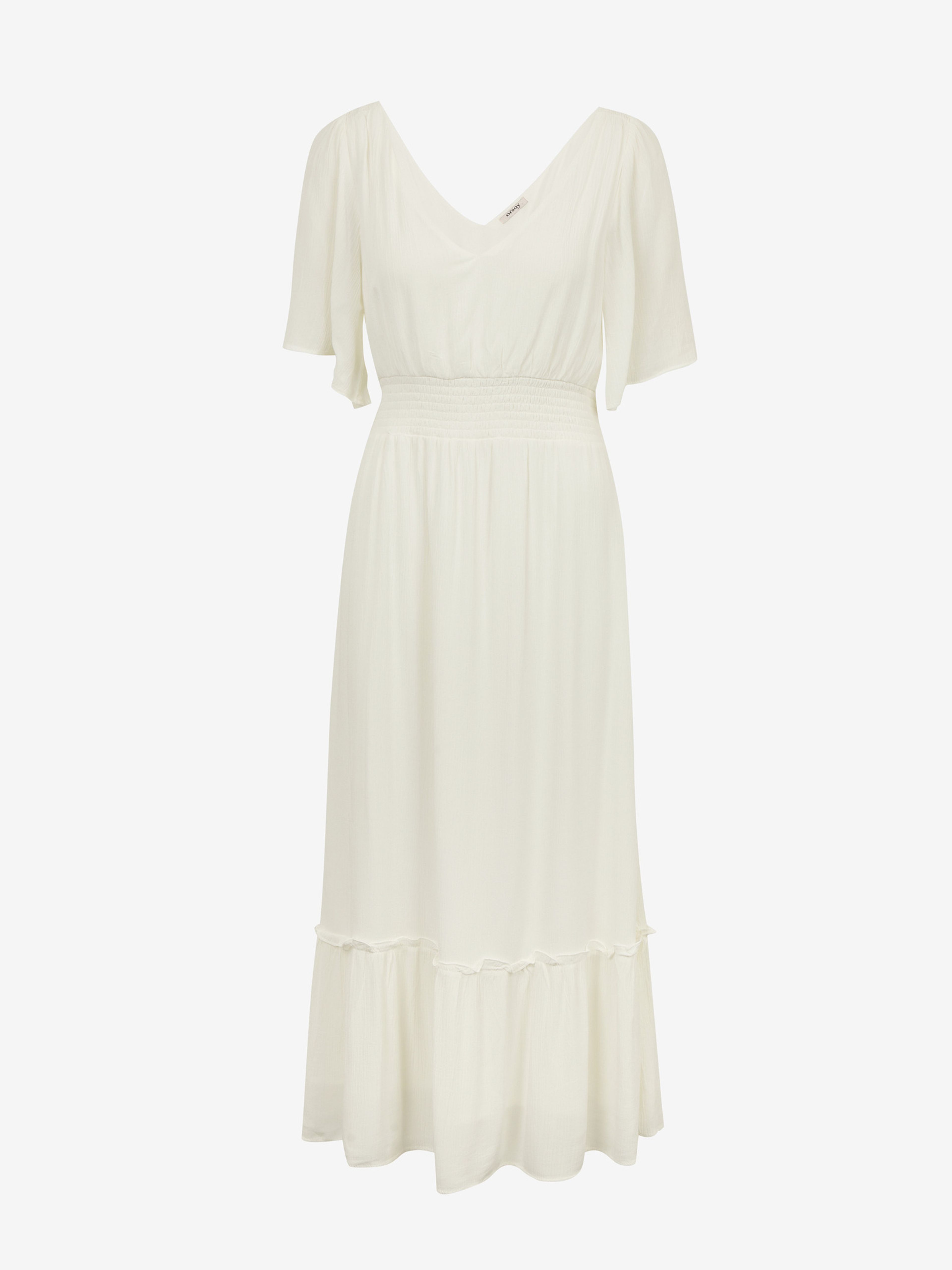 Cremefarbenes Damen-Maxikleid ORSAY