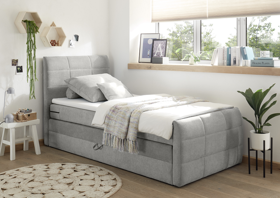 Boxspringbett Kuba mit Bettkasten 120 x 200 cm