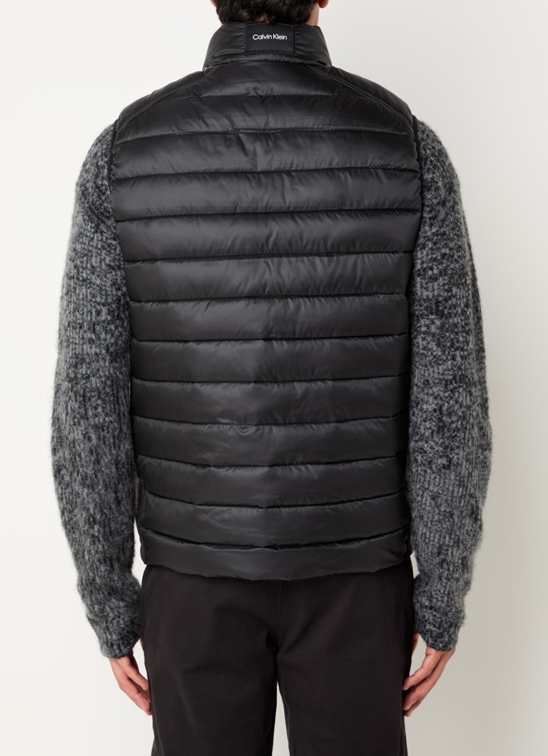 Gilet trapuntato Calvin Klein con tasche con cerniera