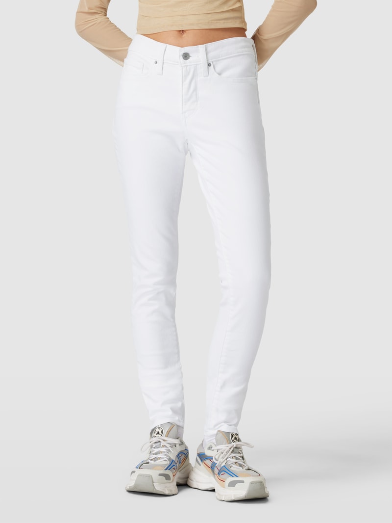 Slim Fit Jeans im 5-Pocket-Design Modell '311' in weiss