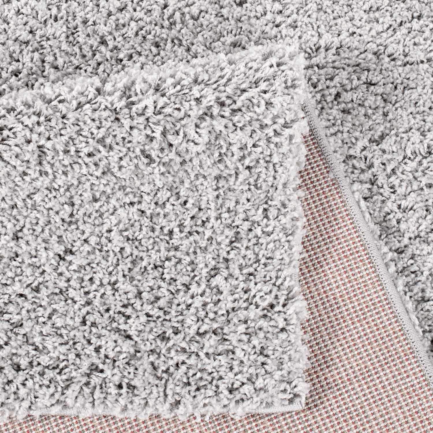 Hochflor-Teppich Shaggi uni 500, Carpet City, rechteckig, Höhe: 30 mm, Shaggy-Teppich, Uni Farben, Langflor, Weich