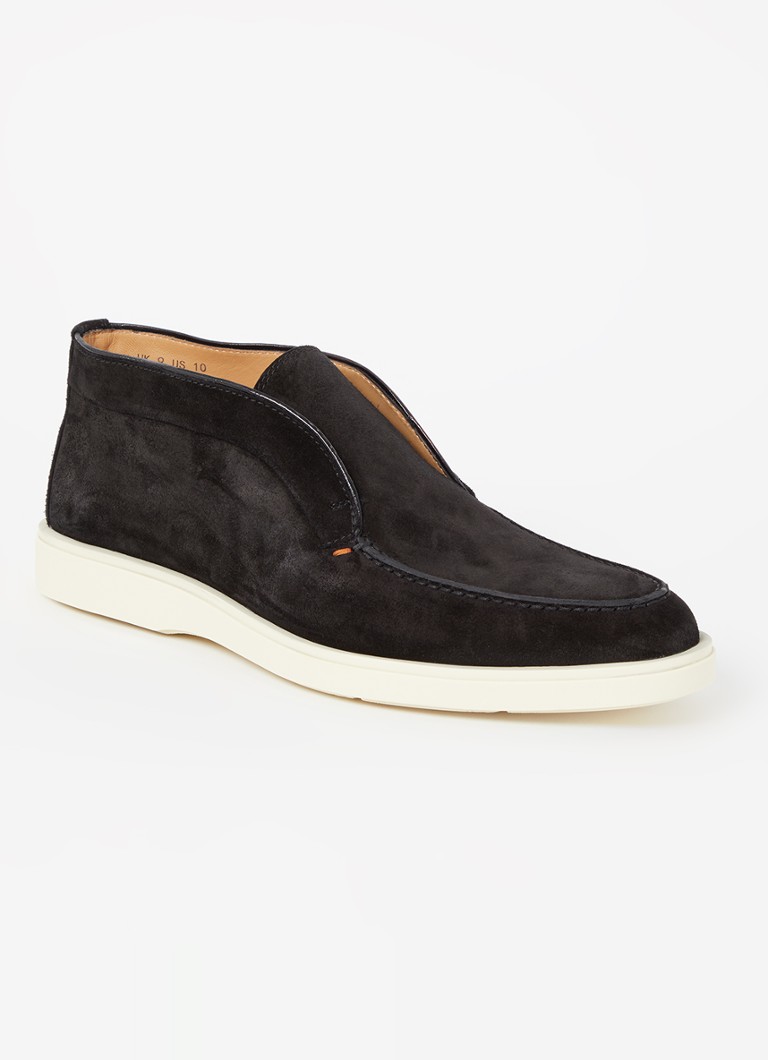 Pantofi Santoni Detroit Suede Slip-On