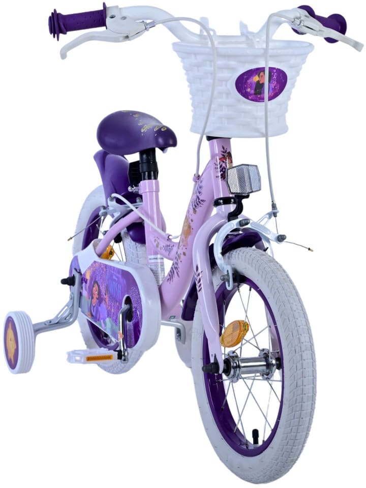 Volare Kinderfahrrad Disney Wish Fahrrad für Mädchen Rosa 14 Zoll Kinderrad 3 Jahre günstig kaufen onesize