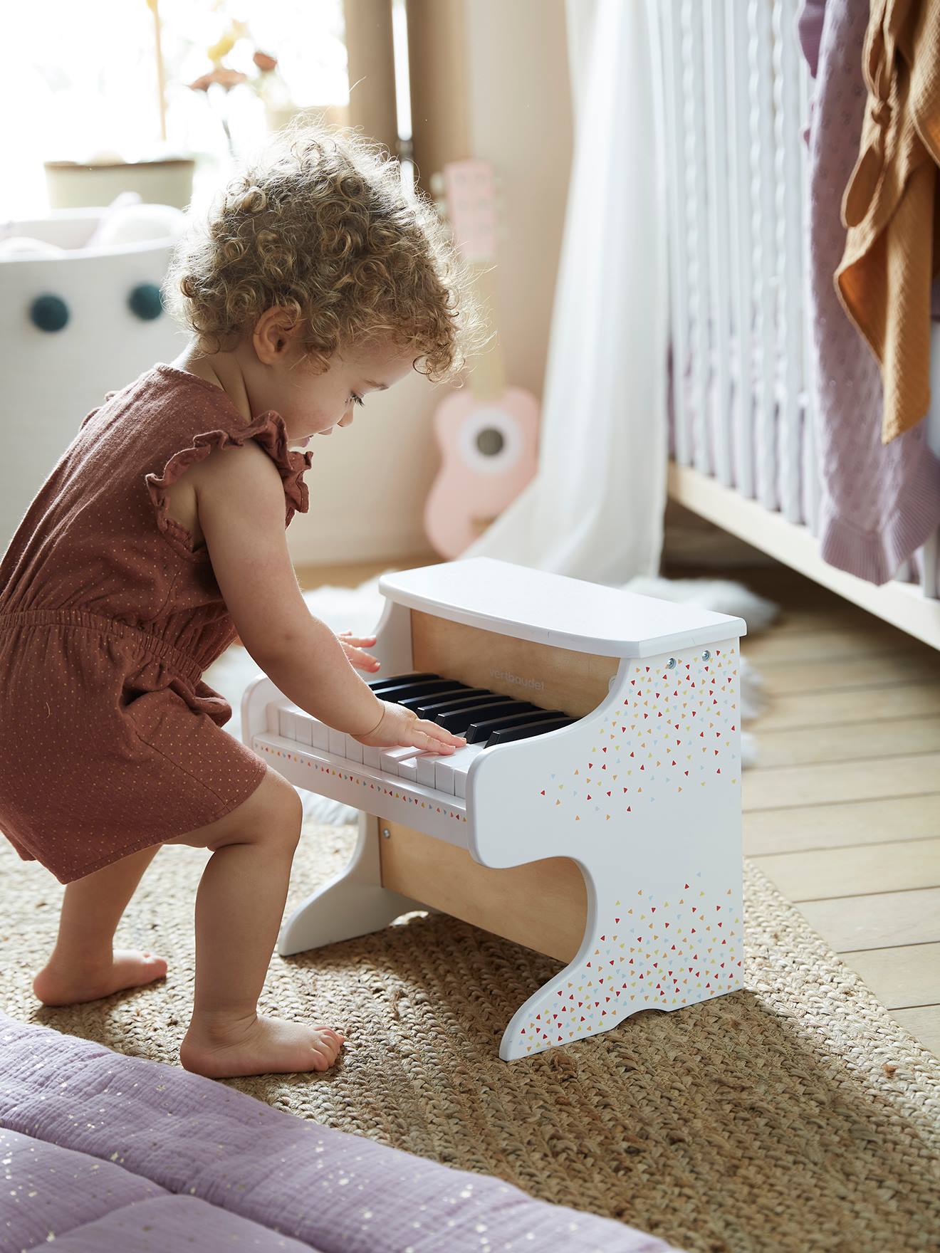 Piano en bois FSC® multicolore
